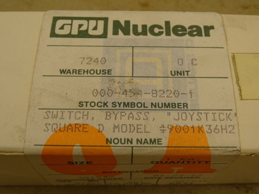 SquareD Joy Stick Controller , 9001-K36H2