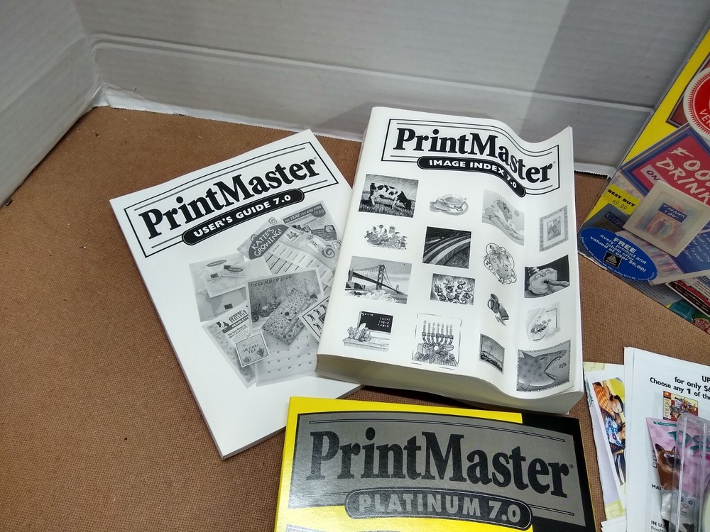 Vintage PrintMaster Platinum Program 7 plus art and graphics