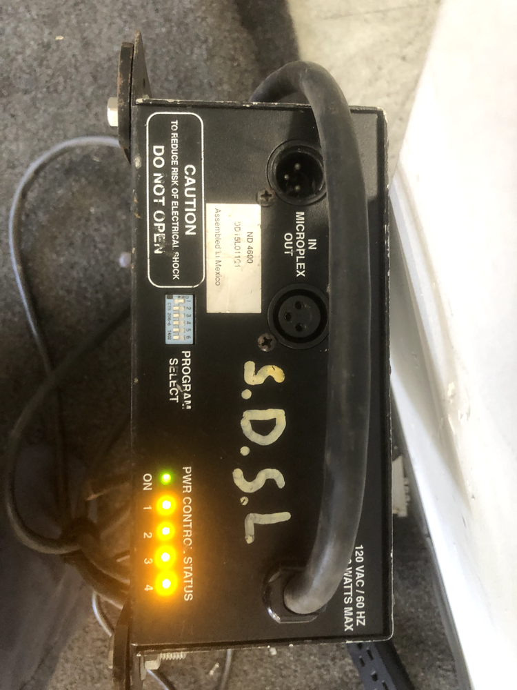 Leviton ND 4600 4-Channel Audio Filtering Programmable Micro Plex Dual SCR