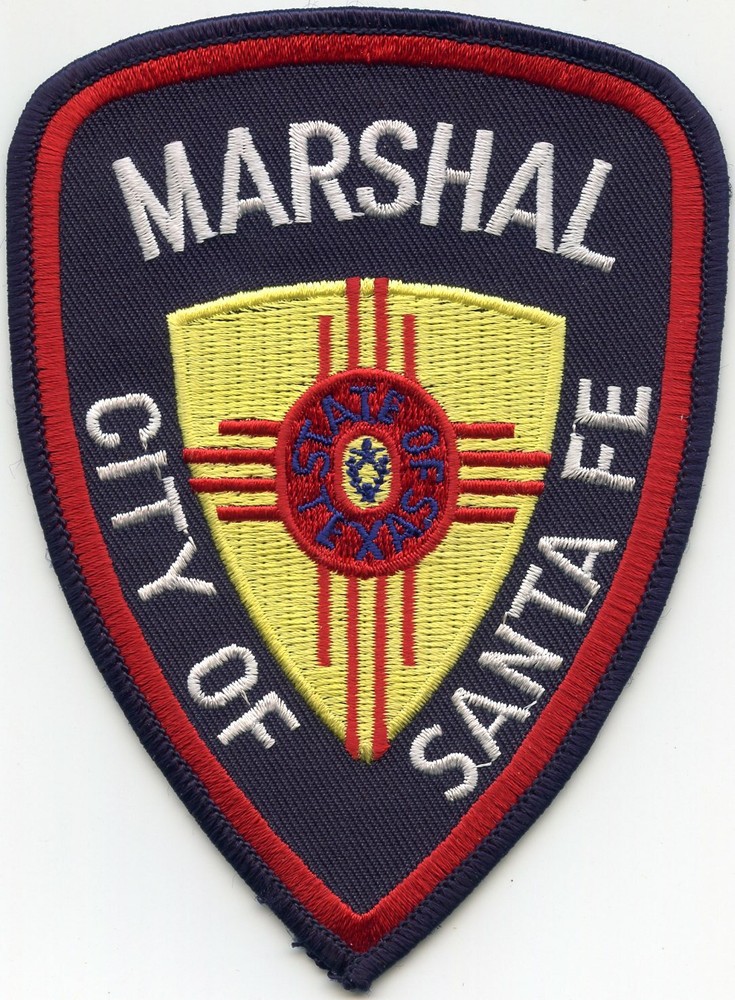 SANTA FE TEXAS TX MARSHAL sheriff police PATCH