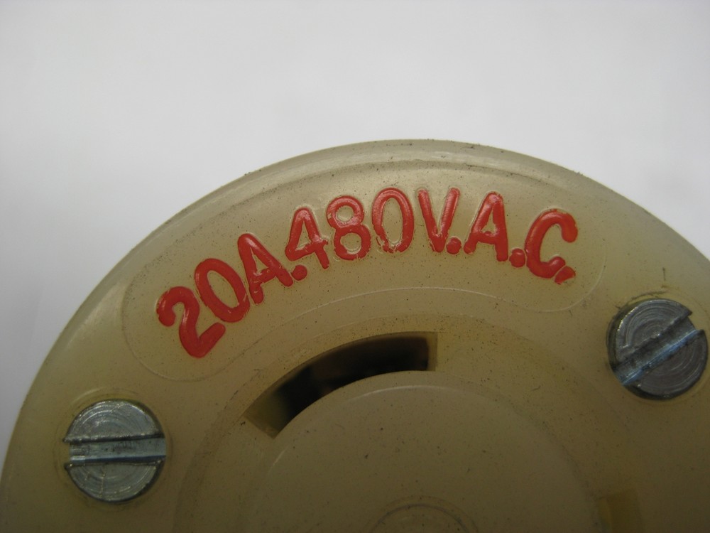 HUBBELL 20A.480VAC TWIST-LOCK PLUG NSNP