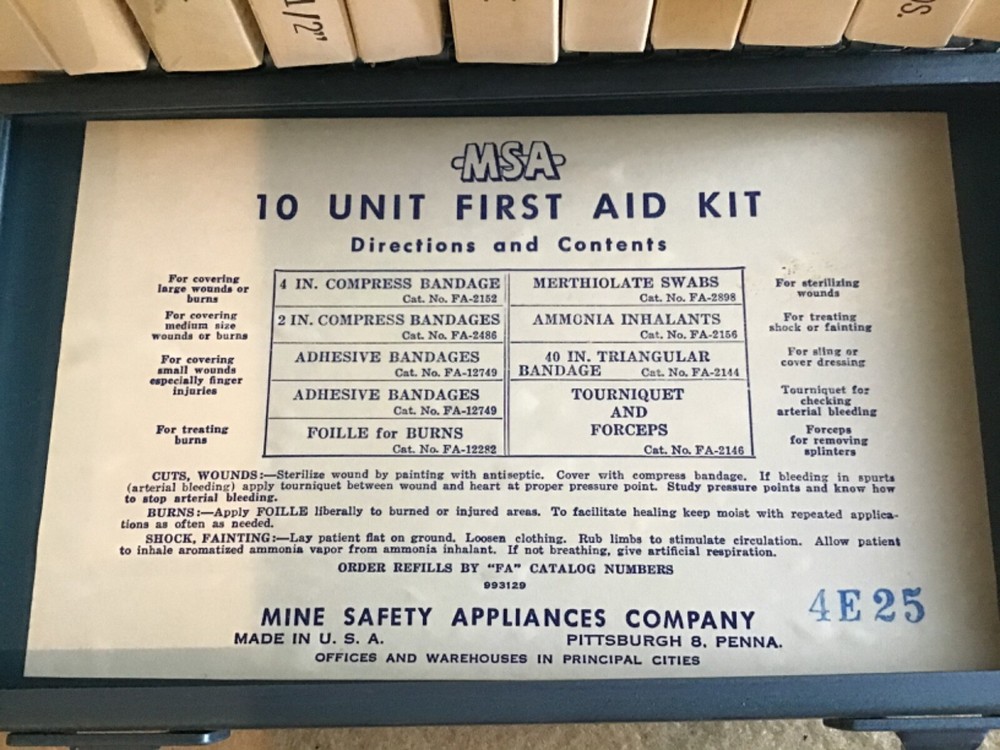 MSA Complete 10 Unit First Aid Kit