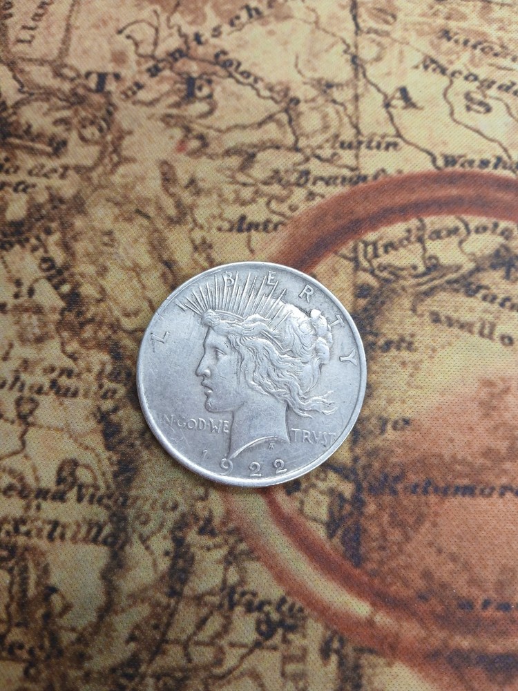 Silver 90% 1922 P Peace Dollar TP-0637