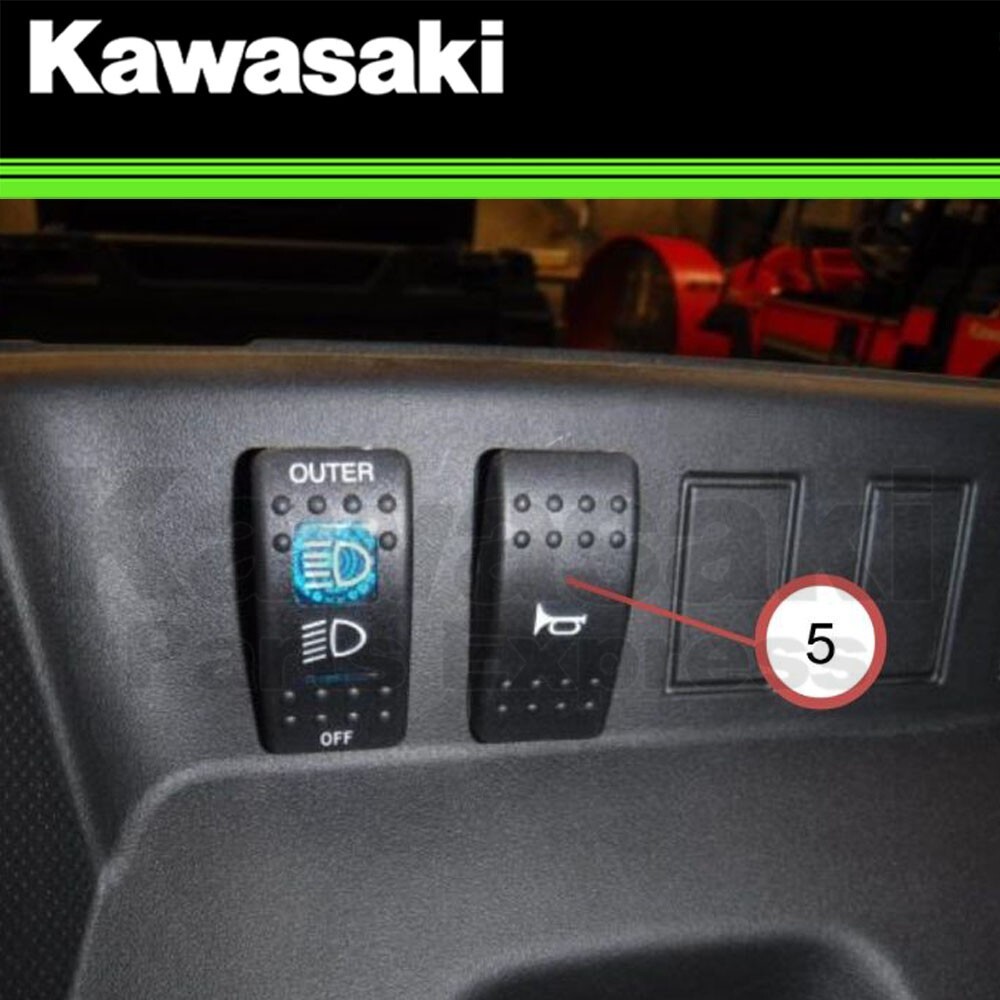 NEW 2017-2024 GENUINE KAWASAKI MULE SX HORN KIT 99994-1150