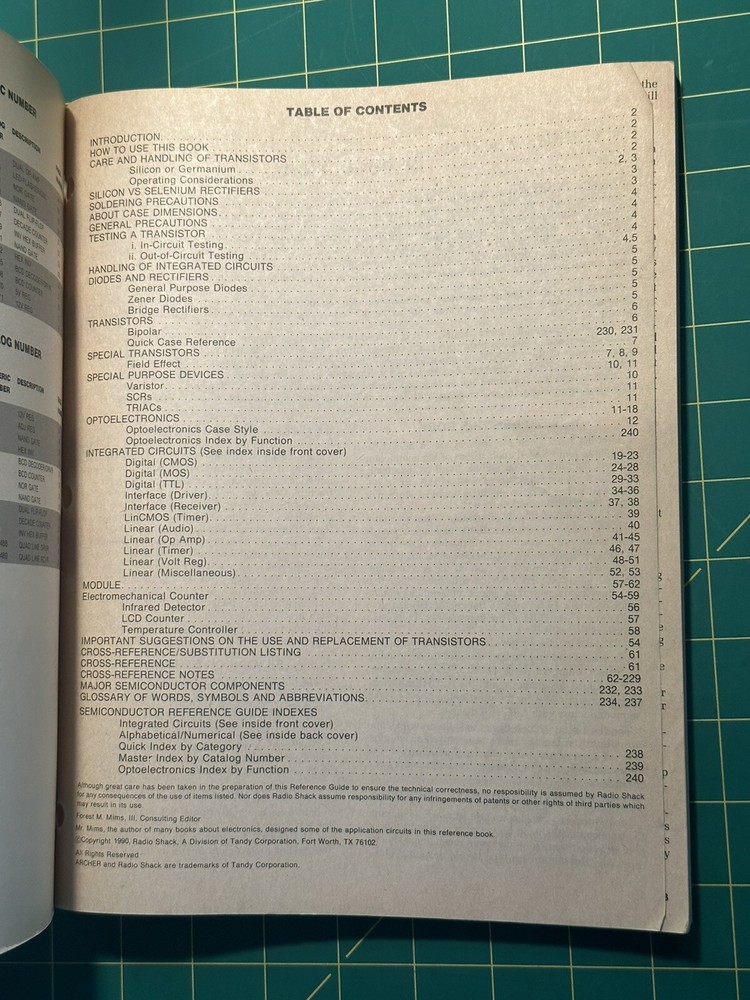 Archer Semiconductor Reference Guide 1991 Edition