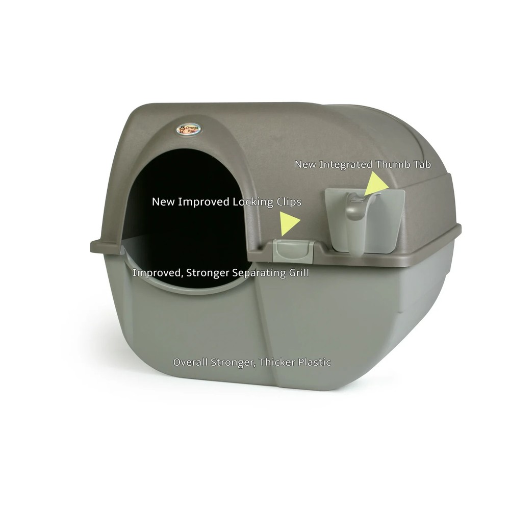 Roll 'N Clean Self Cleaning Litter Box Regular Size