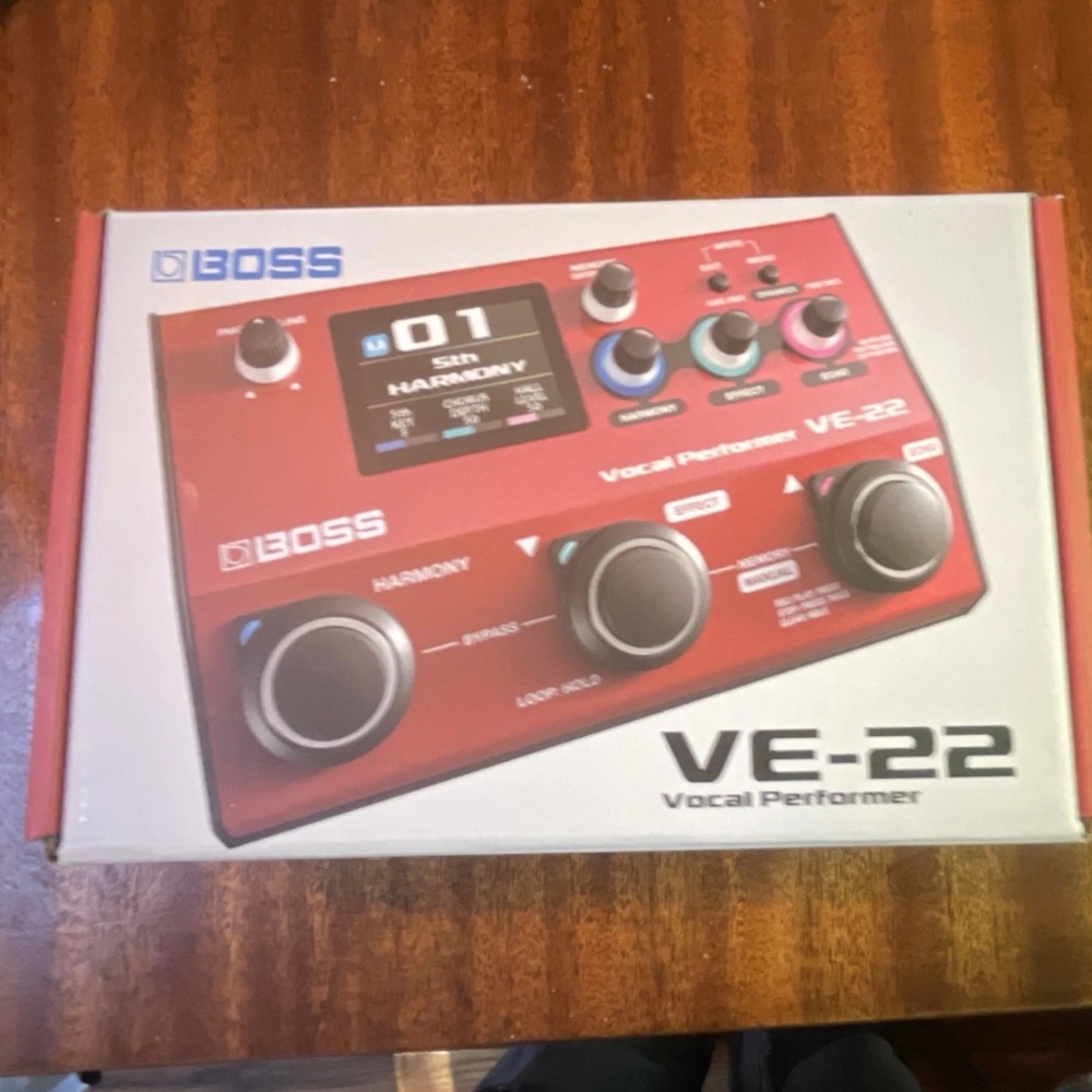 Boss VE-22 Vocal Performer Multi-Effects Processor Looper Reverb Chorus