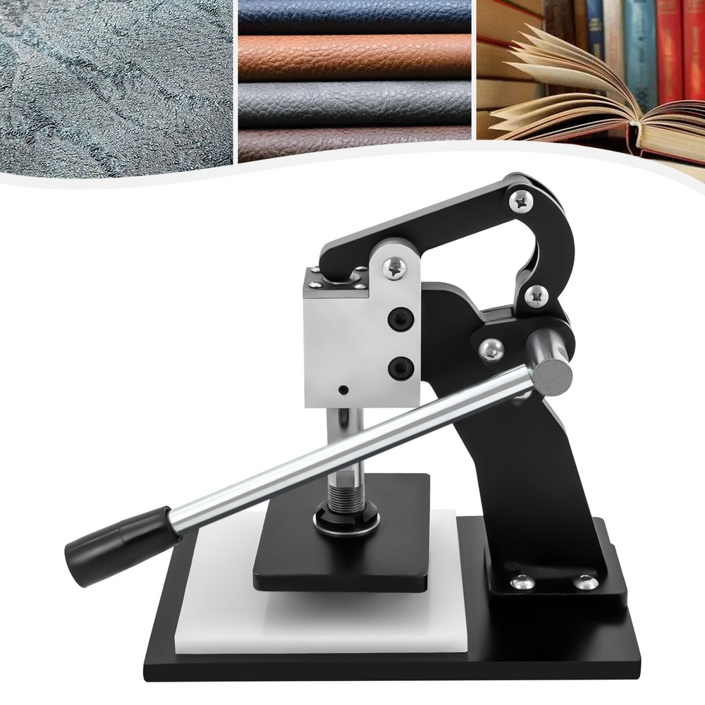 Leather Die Cutting Sampling Machine Hand Manual Press Punching Machine Tool