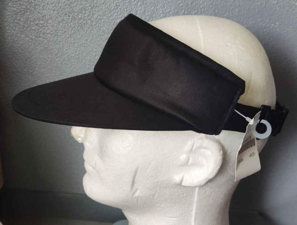 Black golf visor men new