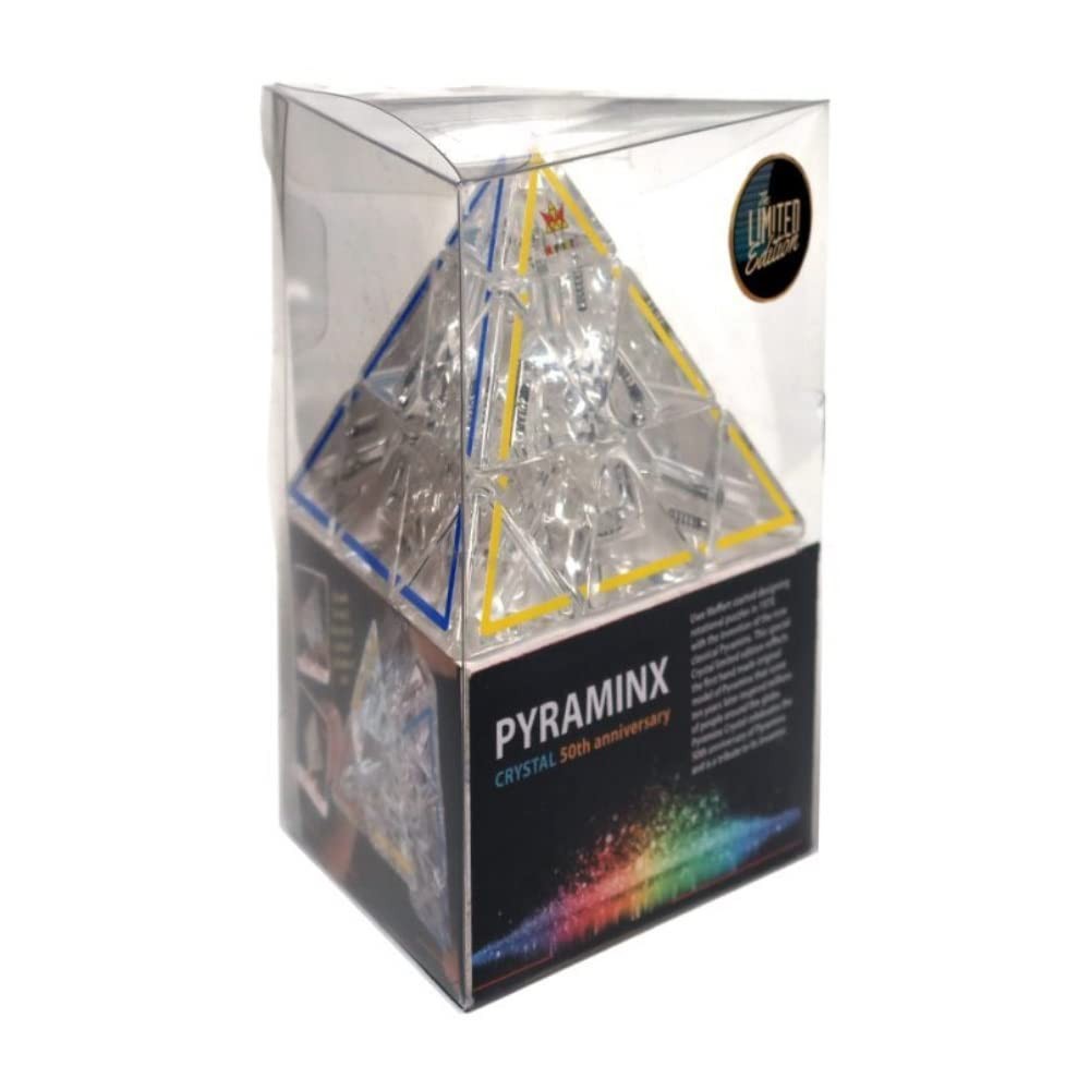 Meffert's M5093 Pyraminx Crystal Puzzle, Multi-Colour