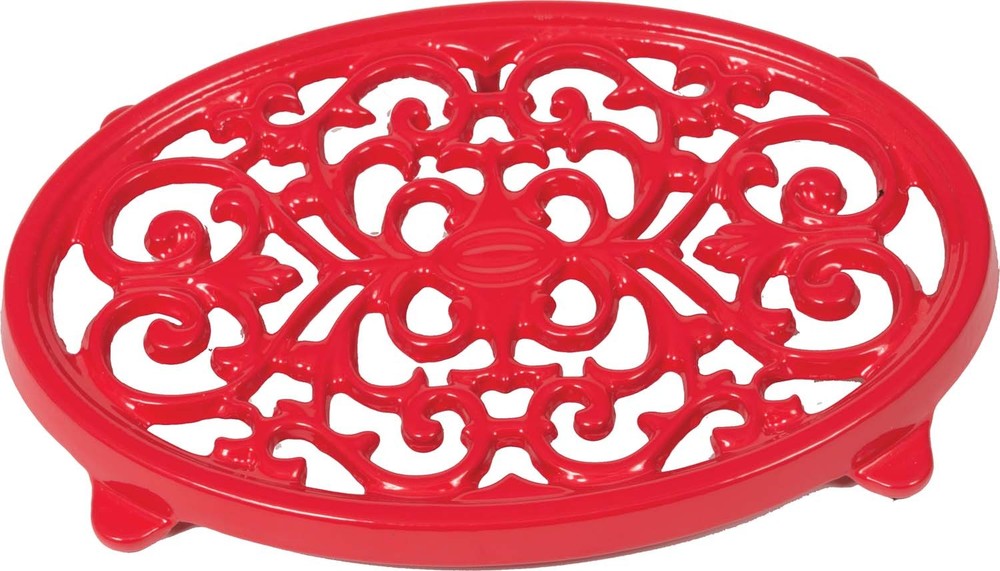 Dagan Red Trivet, 9in.