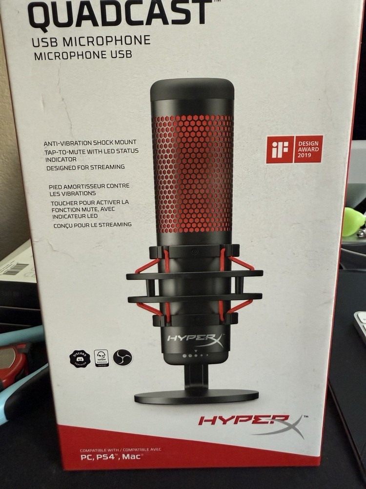 HyperX QuadCast - USB Condenser Gaming Microphone