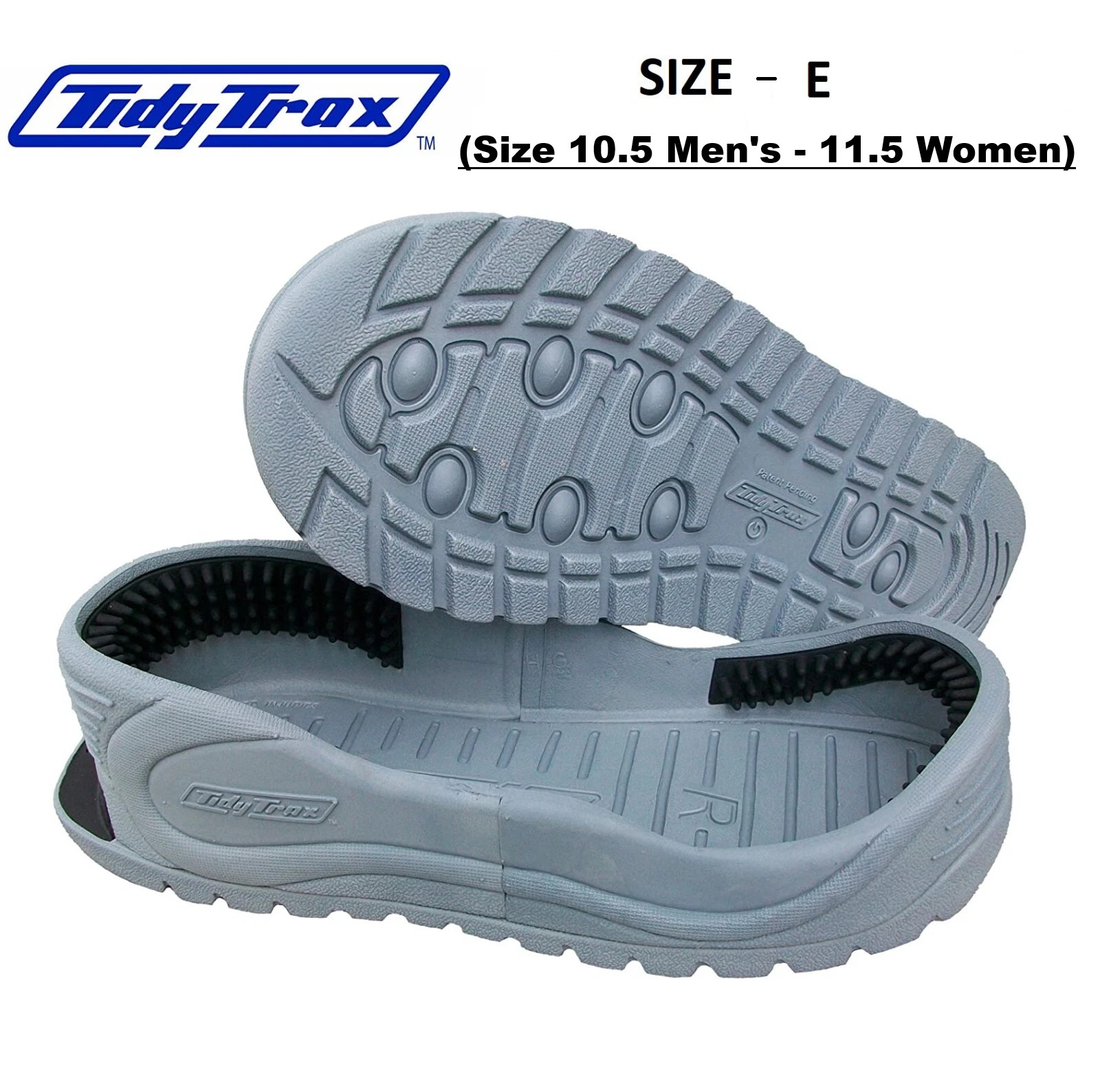 (Size 10.5 Men's - 11.5 Women) Tidy Trax (E) Hands-Free Shoe Boot Indoor Covers