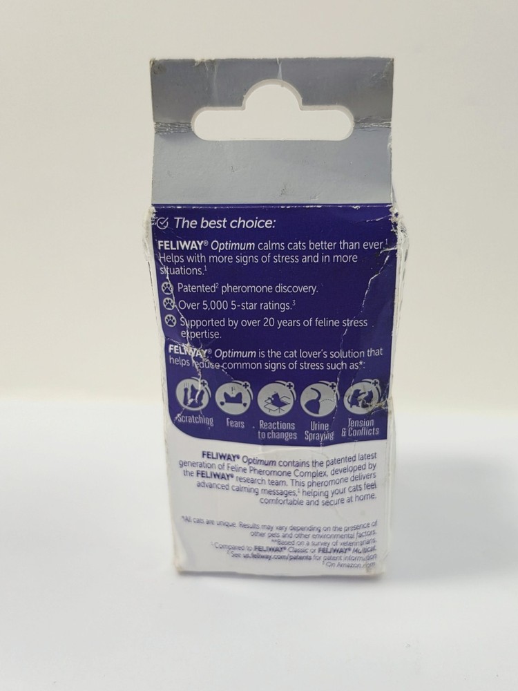 Feliway D92120K Enhanced Calming Pheromone Diffuser Refil - 48ml | 3129