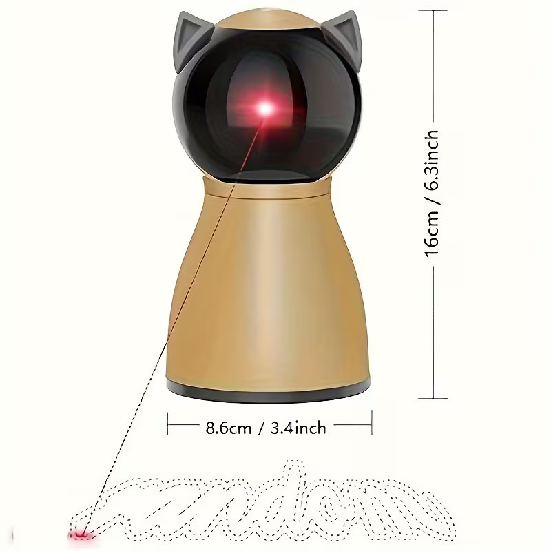 Automatic Cat, Laser Toy, Rechargeable Interactive, Pet Toy Random, Movement