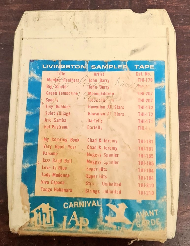 Livingston Sampler Tape , 8-track Stereo