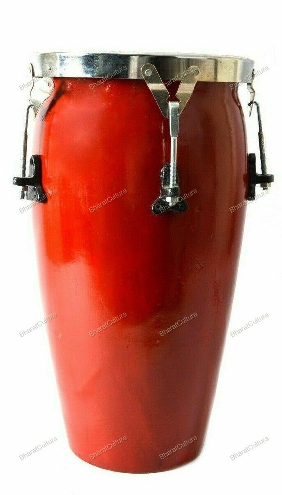 Fibre Congo With Stand Drum Instrument Percussion