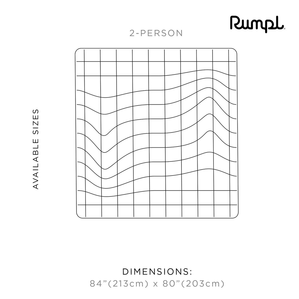Rumpl Blanket Original Puffy Solid / 2 Pers | Towel Blanket
