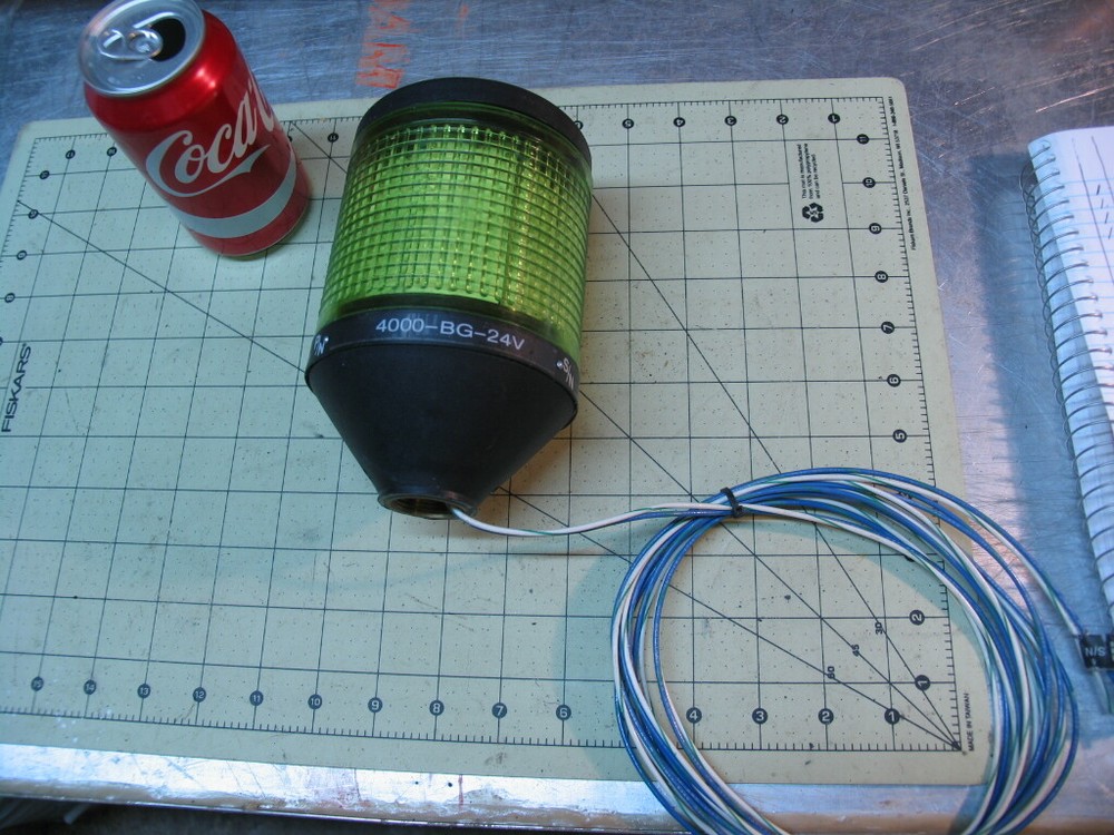 One NEW Green  SCC LED Stack Lite #4000-BR-24V