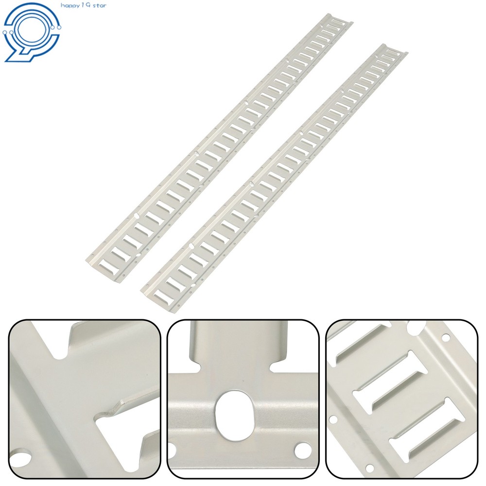 2PC 5' E-Track Tie-Down Rail For Truck Trailer Cargo Van Utility Galvanized