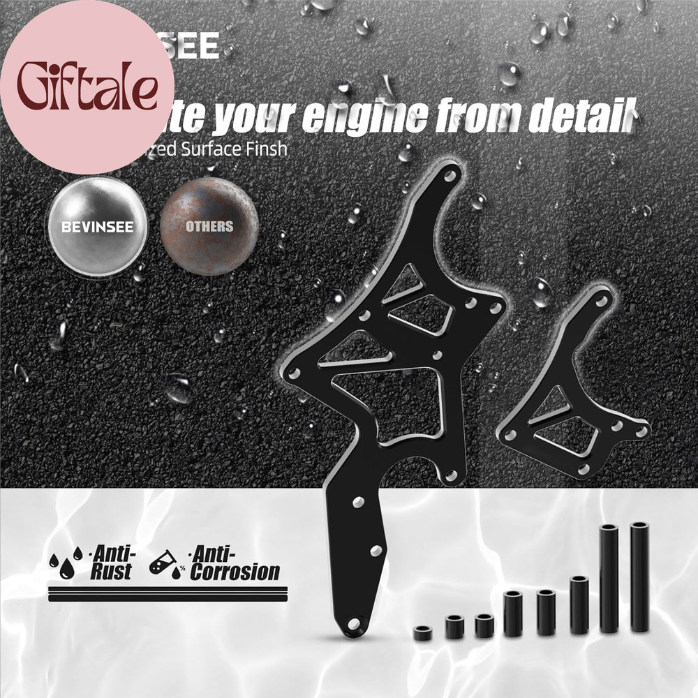 LS Engine Serpentine Bracket Alternator Power Steering Pump Swap Conversion Comp