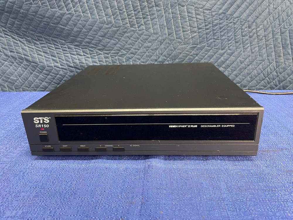 STS SR 150 Video Cipher II Plus w/ Descrambler Equipped