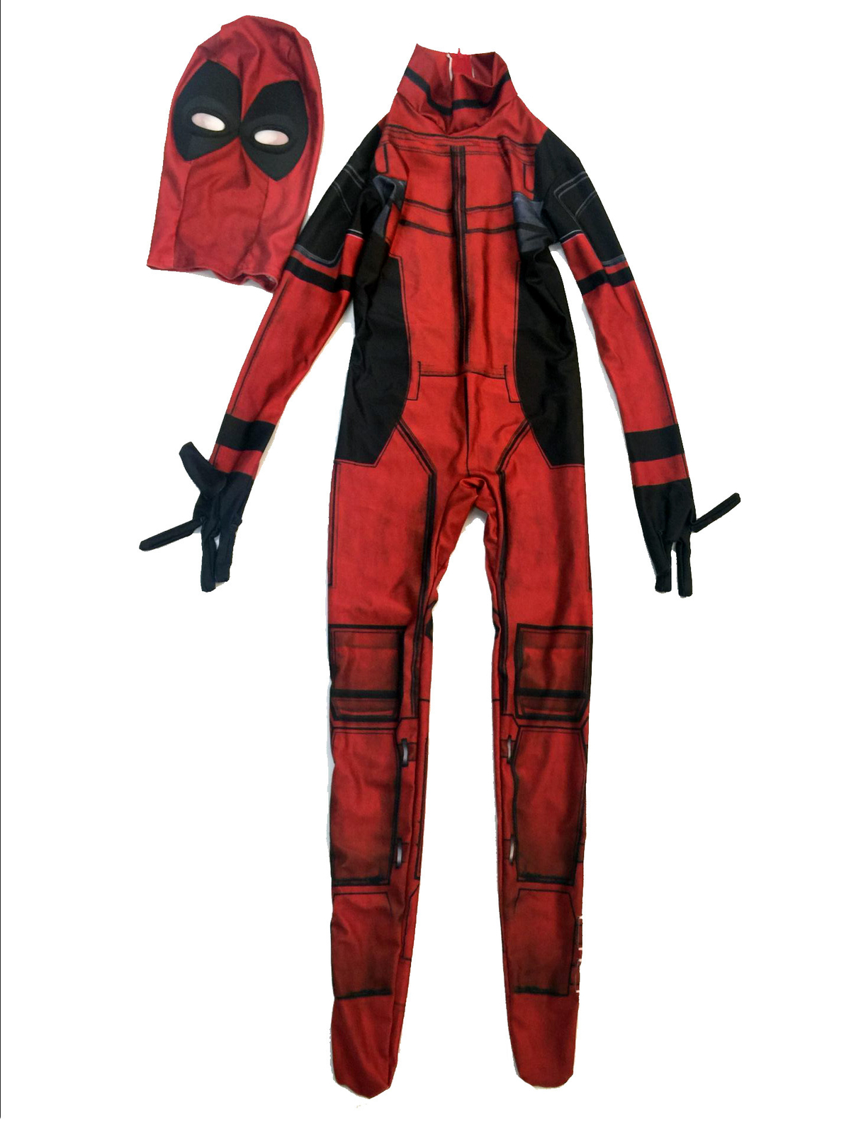 Deadpool Cosplay Costume Jumpsuit Bodysuit Halloween Suit