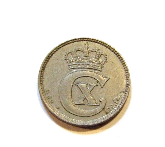 Denmark 1920 25 Ore Coin
