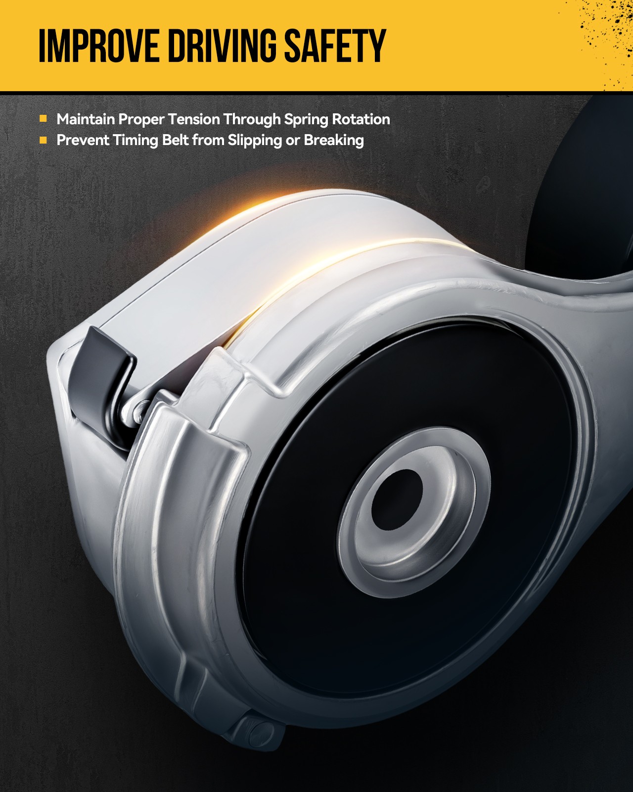 Belt Tensioner with Pulley For 1999-2008 Chevy Silverado 1500 4.8TL 5.3L 38158