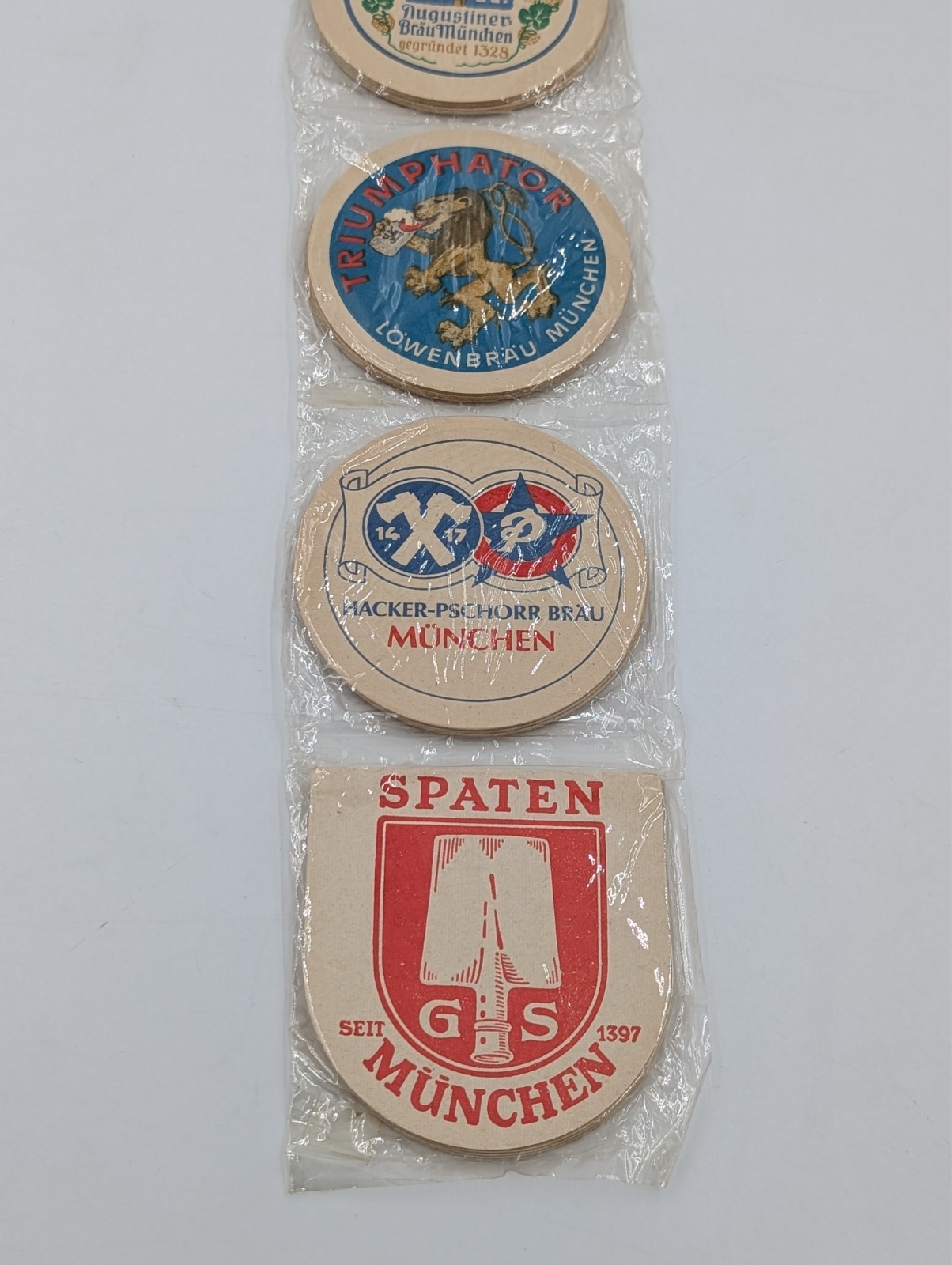 Vintage German Beer Coasters Set Lot NEW SEALED