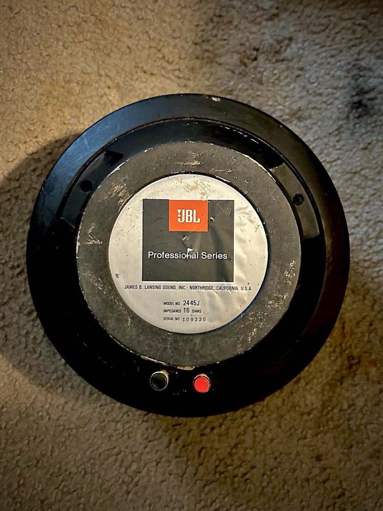 JBL 2445J—2” Compression Driver—Crossover At 500hZ & Up