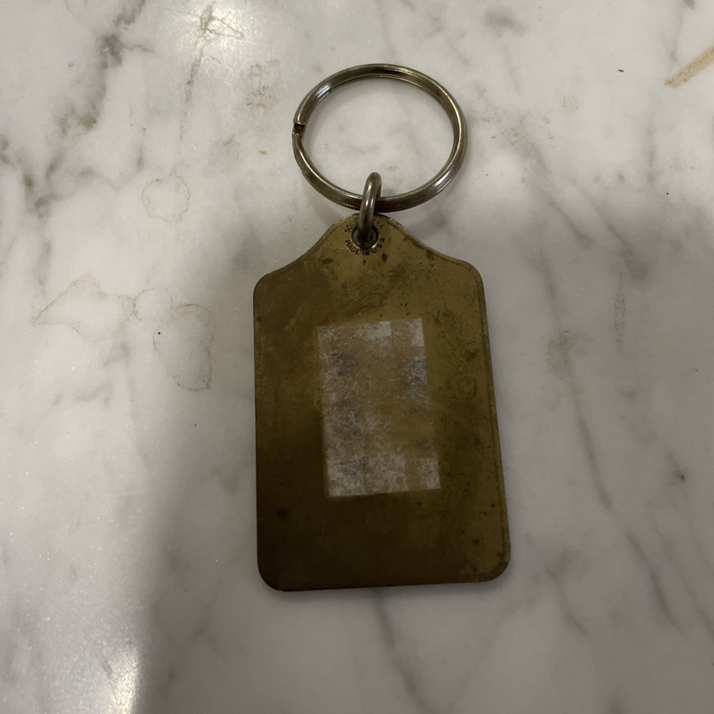 Vintage Solid Brass Camaro Z-28 Key Ring