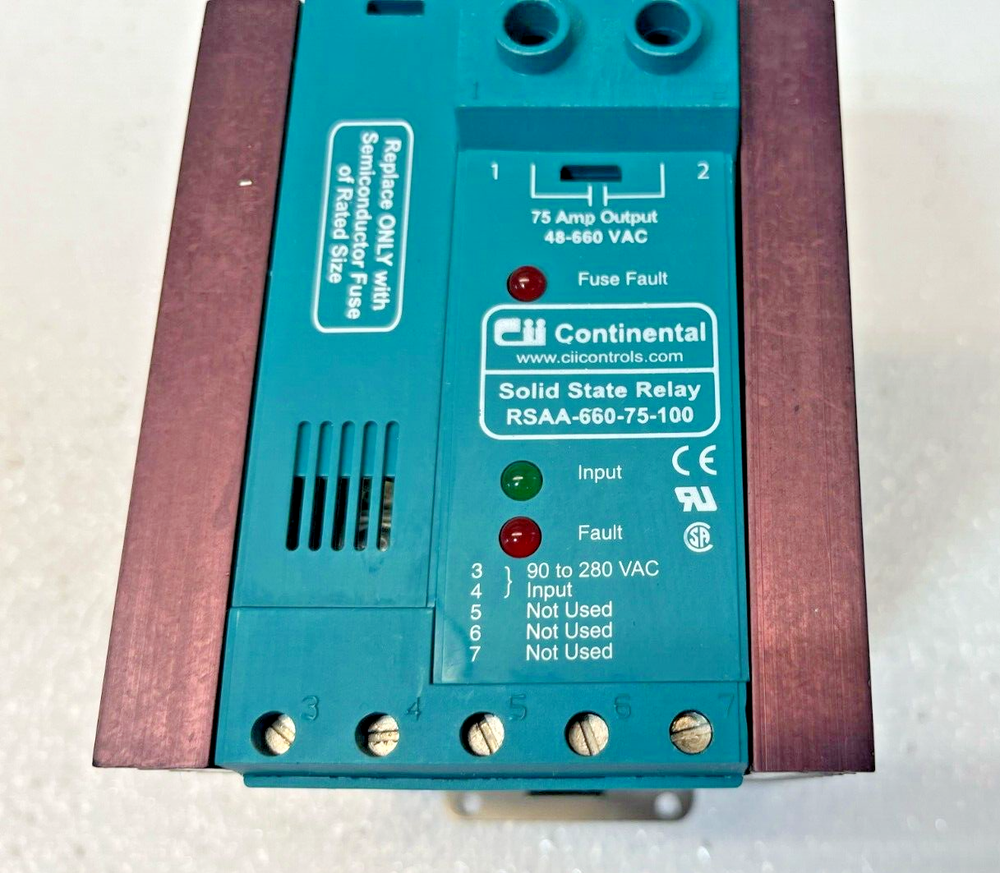 Continental RSAA-660-75-100 Solid State Relay