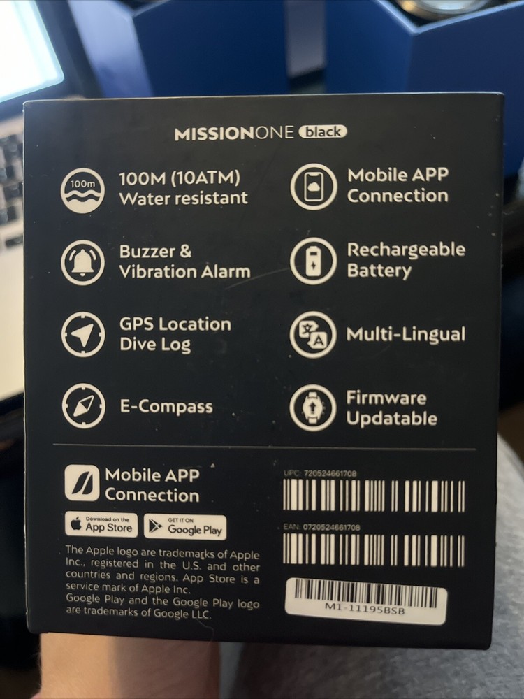 atmos dive computer (black)
