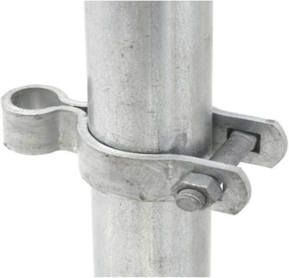 2 Pcs Chain Link Fence Gate Post Hinge for Outside Diameter Post/Pipe Pressed