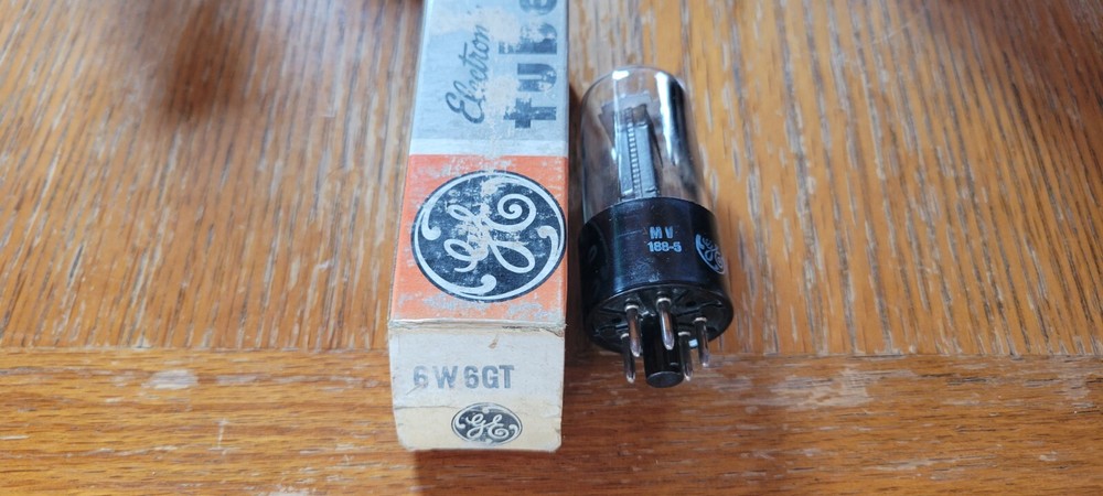 GE NOS 6W6GT Vacuum Tube Tested