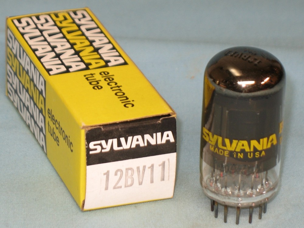 VACUUM TUBE ~ 12BV11 ~ SYLVANIA ~ 12BV11