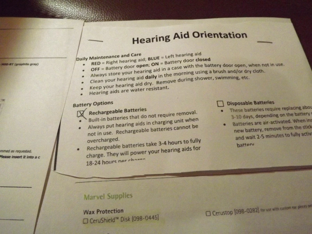 Phonak rechargeable hearing aides used