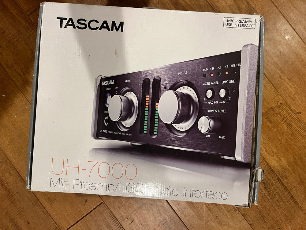 Tascam UH-7000 HDIA Mic Preamp USB Audio Interface