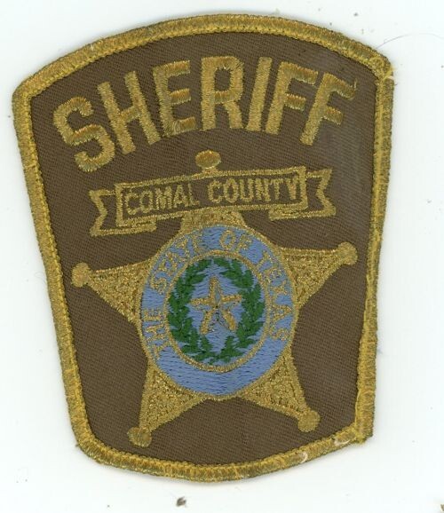 TEXAS TX COMAL COUNTY SHERIFF NICE SHOULDER PATCH POLICE
