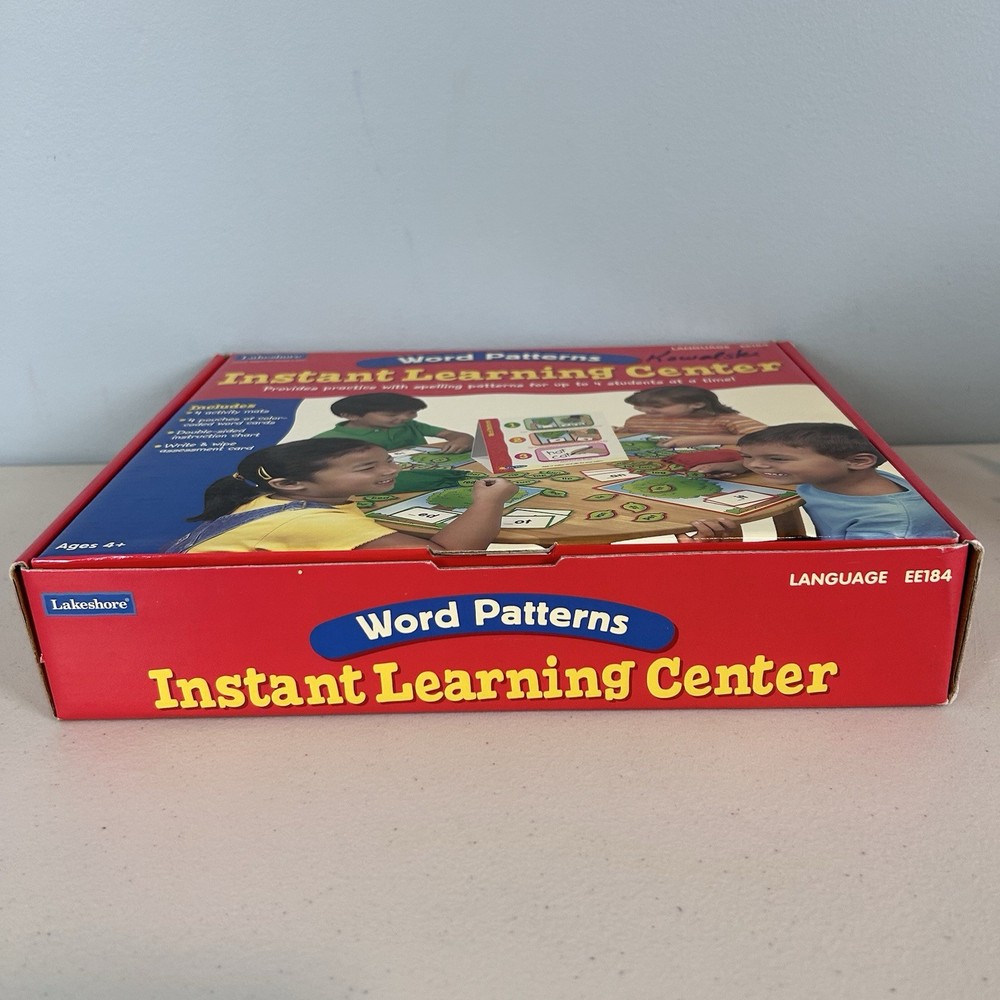Lakeshore Word Patterns Instant Learning Center Educational Homeschool Beginner