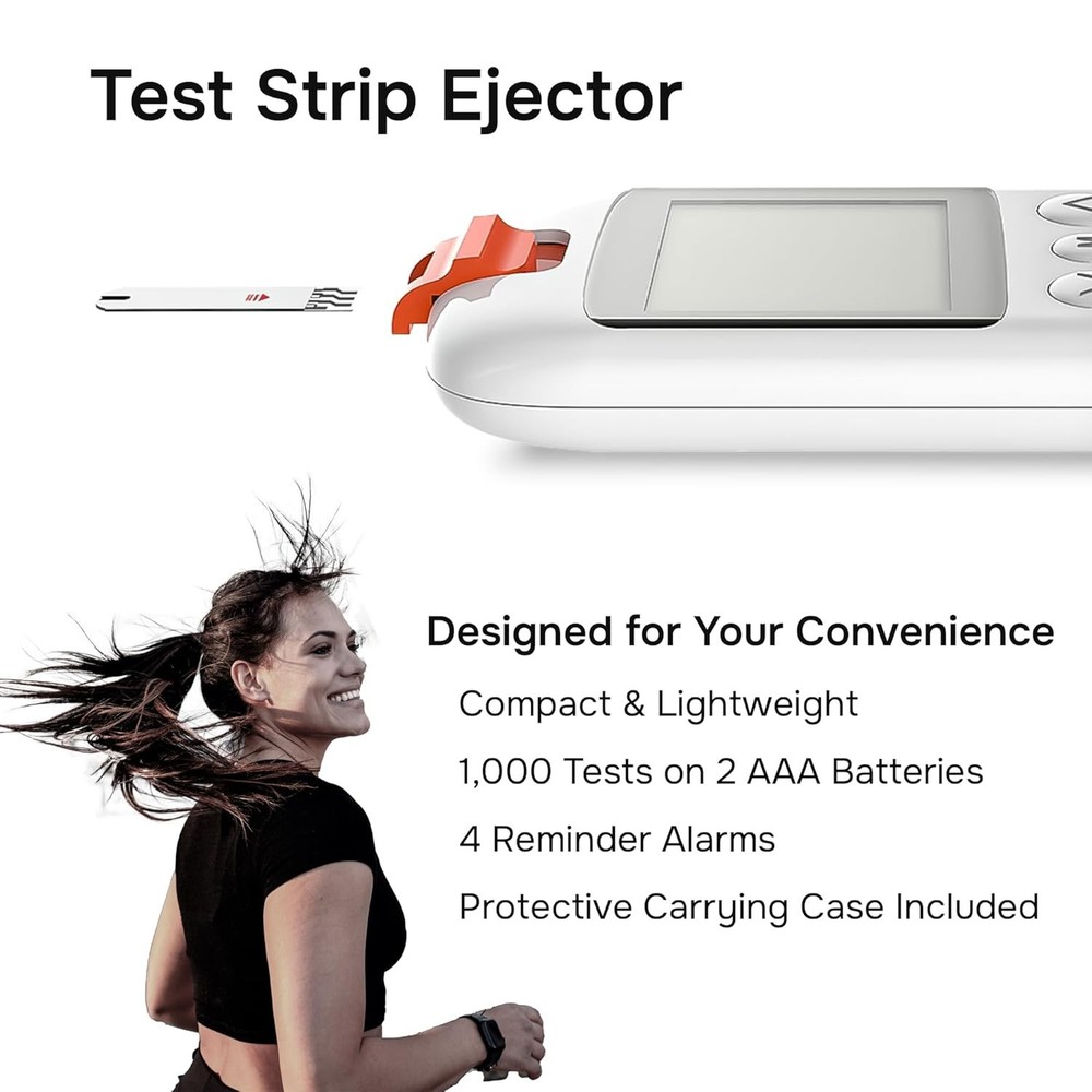 Comprehensive Glucometer Kit: Accurate Readings, 500 Memory & Easy Calibration