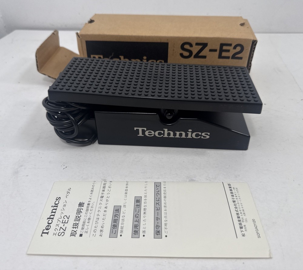 Technics SZ-E2 Expression Volume Pedal Foot Control 1/4"