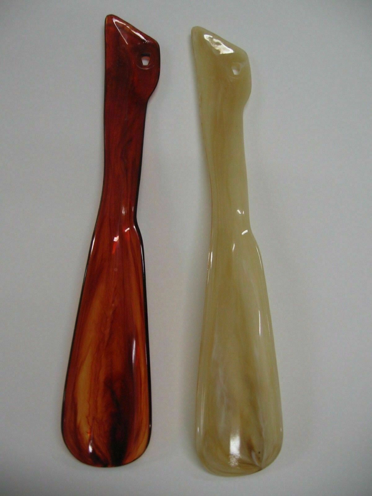 Tortoise Shell Plastic Shoe Horn 9½ inch  Travel Shoe Horn FREE SHIP
