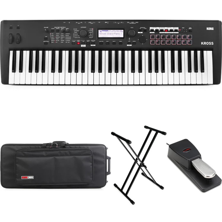 Korg Kross 2 61-key Stage Bundle