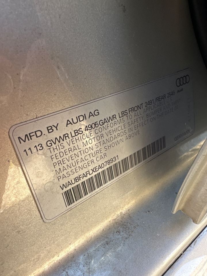 CONTROL PANEL OEM 2014 A4 AUDI 1YR WRNTY