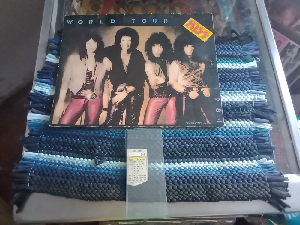 Kiss💋Ticket Stub History  Lick It Up Tour3-7-1984. Binghamton New York 🎸
