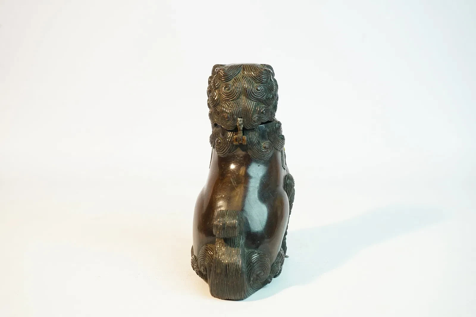 Japanese or Chinese Bronze Shishi Guardian Lion Censer