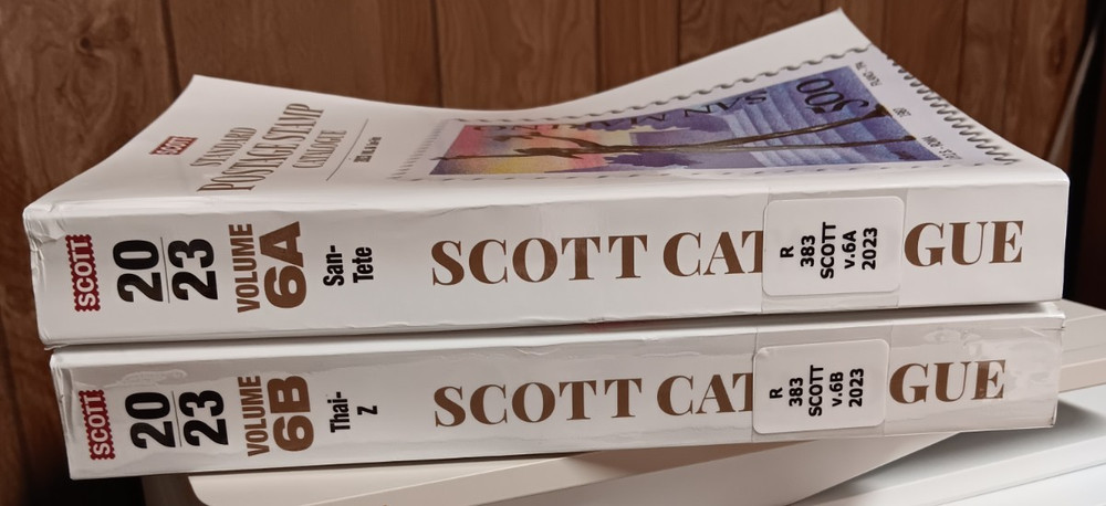 2023 Scott Postage Stamp Catalog...Volumes 6 A & B... Worldwide Countries San-Z