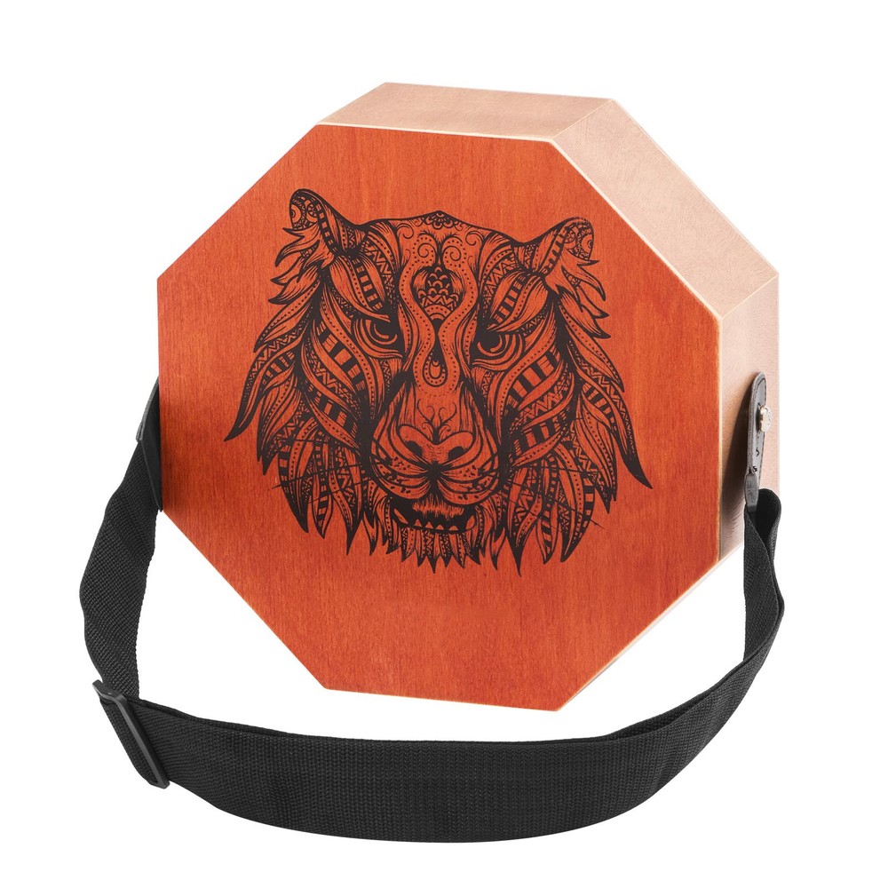 Unique Cajon Box Drum Wood Percussion Instrument Guitar Strings Adjustable Strap